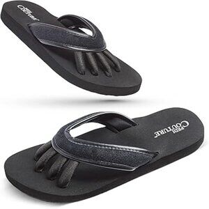 Pedi Couture - Pedicure Sandals - Black - Women's XL - NWT